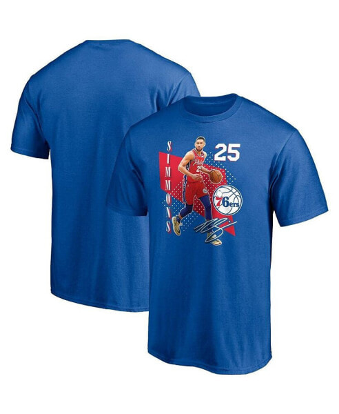 Men's Ben Simmons Royal Philadelphia 76ers Pick and Roll T-shirt