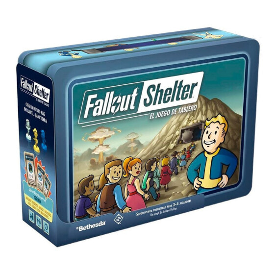 ASMODEE Fallout Shelter Spanish Board Game