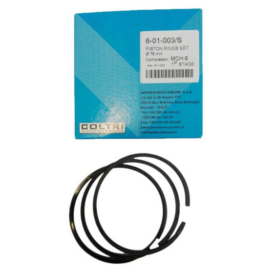 COLTRI First Stage Piston Rings Diam 78 MCH6