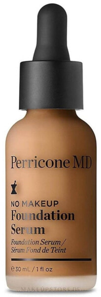 Foundation Serum mit glättenden Neuropeptiden, Bisabolol und Gänseblümchenextrakt LSF 20 - Perricone MD No Makeup Foundation Serum Broad Spectrum SPF 20 Tan