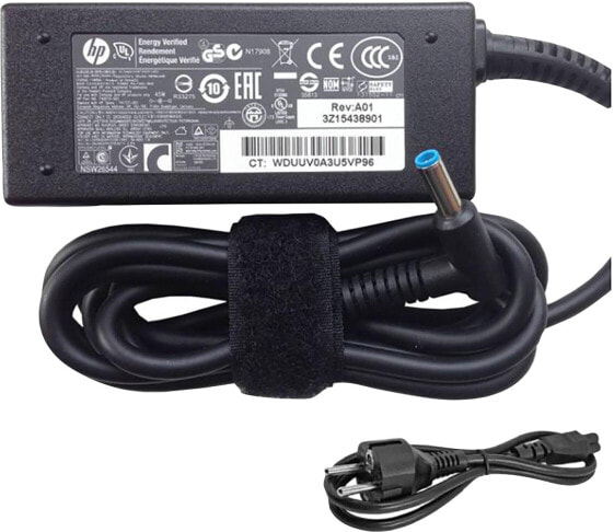 HP 45W Smart AC Adapter - Laptop - Indoor - 90-265 V - 47/63 Hz - 45 W - 8 A