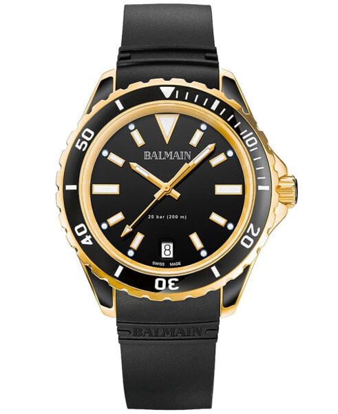 Часы Balmain Swiss Ophrys Black Rubber 39mm