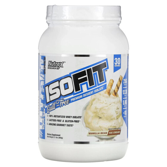 IsoFit, Vanilla Bean Ice Cream, 2.1 lbs (969 g)