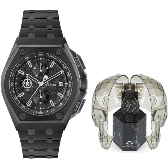 Мужские часы PHILIPP PLEIN EXTREME Чёрный (Ø 43 mm)