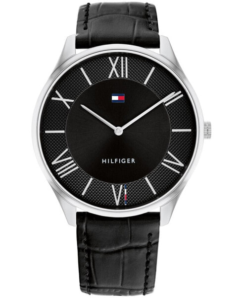Часы Tommy Hilfiger 2H Black Leather 43mm