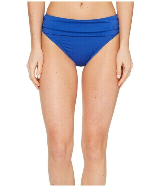 Tommy Bahama 188630 Womens High-Waist Hipster Bottom Swimwear Blue Size X-Large