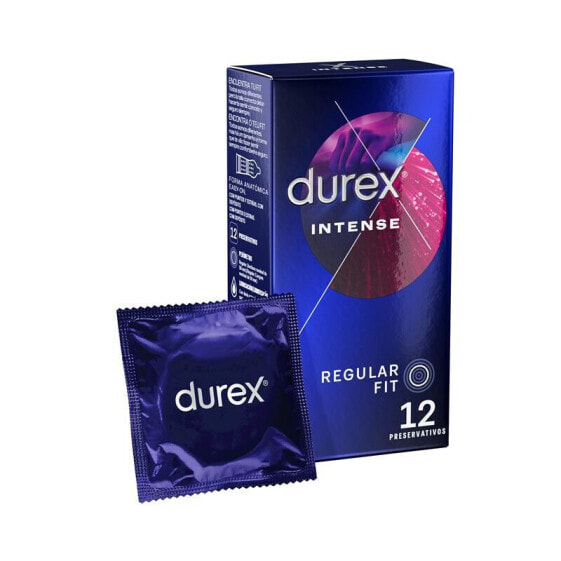 Презервативы Durex Intense Orgasmic 12 шт. с ребристой текстурой