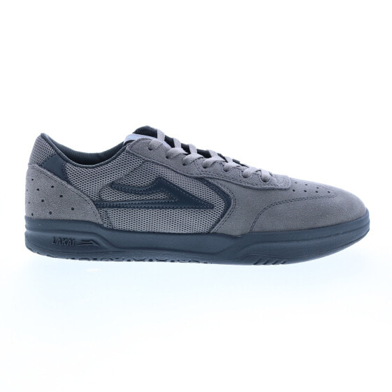 Lakai Atlantic MS4220082B00 Mens Gray Suede Skate Inspired Sneakers Shoes