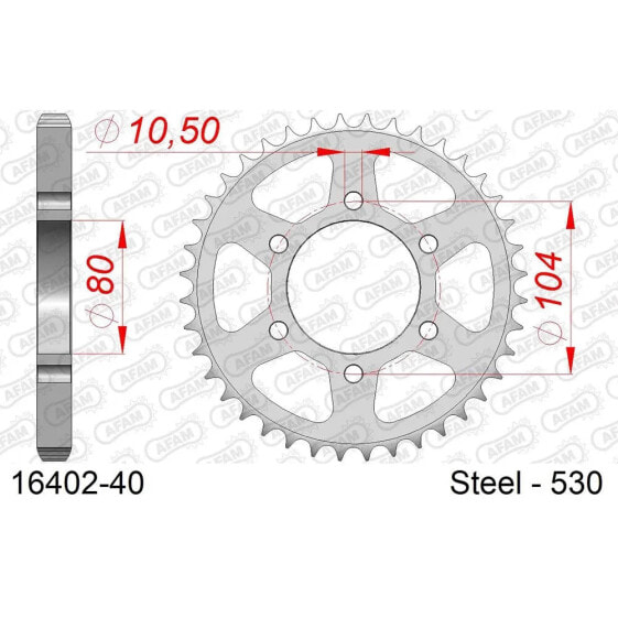 AFAM 16402 Rear Sprocket