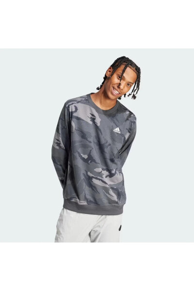 Толстовка мужская Adidas Seasonal Essentials Камуфляж (Erkek Sweatshirt)