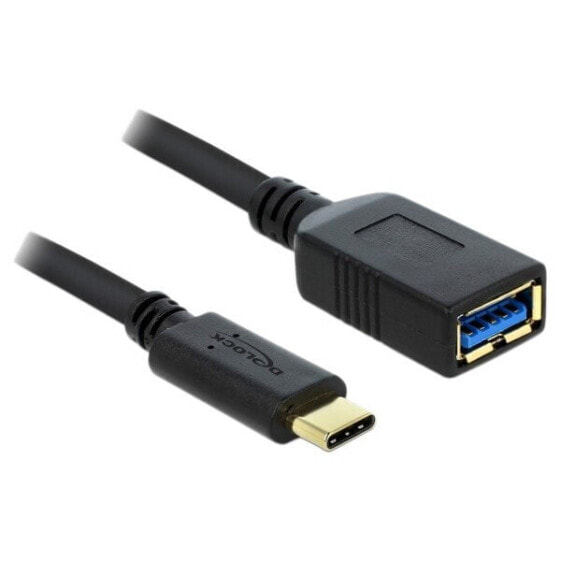 DELOCK USB C To USB A 3.1 M/F adapter 15 cm