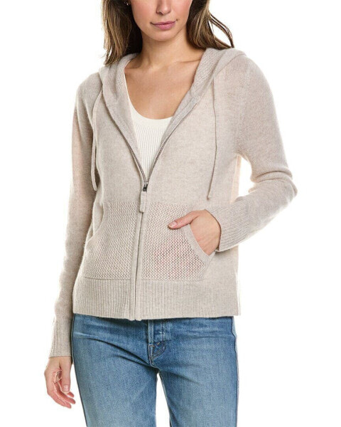 Alashan Cashmere Amelia Zip Cashmere Hoodie Women's