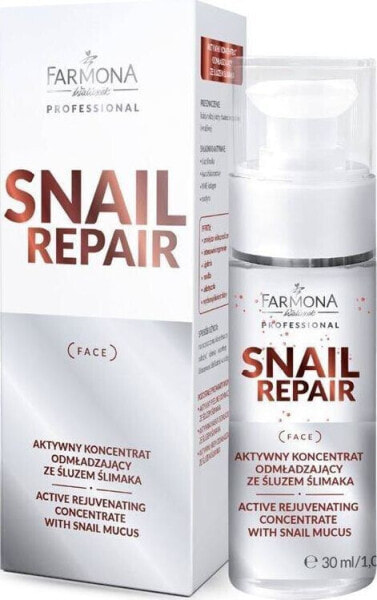 Farmona FARMONA PROFESSIONAL_Snail Repair Active Rejuvenating Concentrate With Snail Mucus aktywny koncentrat odmładzający ze śluzem ślimaka 30ml