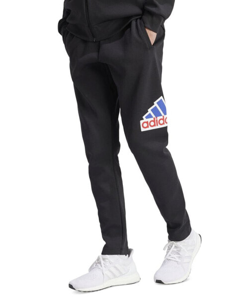 Брюки для мужчин Adidas Drawstring Logo Graphic Jogger Pants