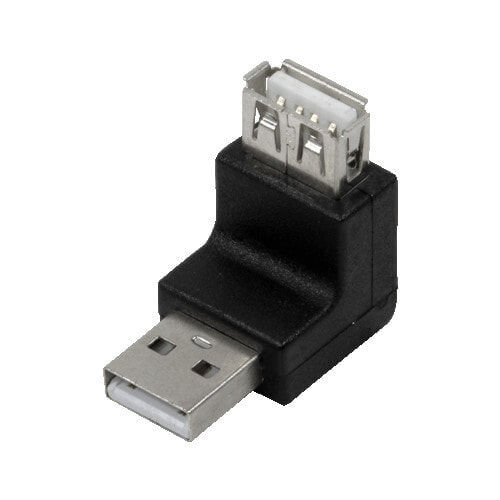 LogiLink USB 2.0 A/A - USB 2.0 A - USB 2.0 A - Black