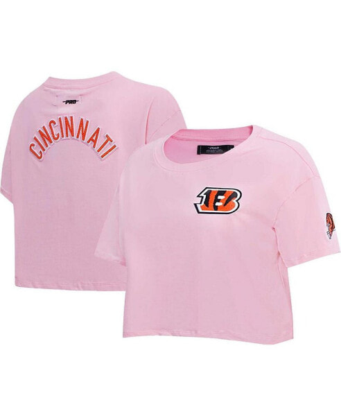 Топ Pro Standard Bengals Pink Cropped