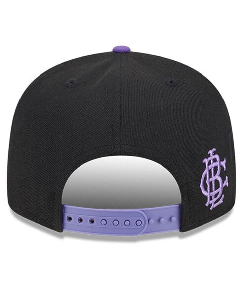 Men's Black/Purple Cincinnati Reds Grape Big League Chew Flavor Pack 9FIFTY Snapback Hat