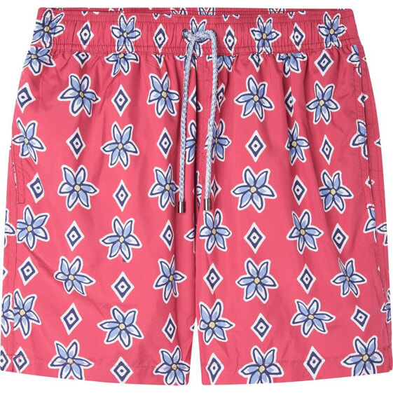 FAÇONNABLE Capri Flower Volley Swimming Shorts