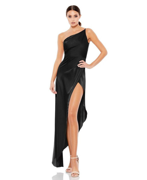 Women's Ieena Asymmetrical One Shoulder Gown