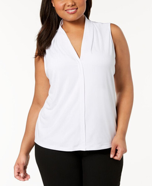 Plus Size V-Neck Top