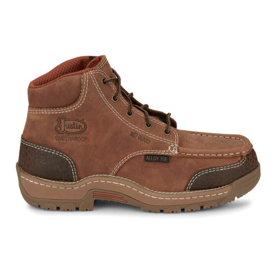 Justin Original Workboots Corbett 5 Inch Internal Met Waterproof Alloy Toe Work