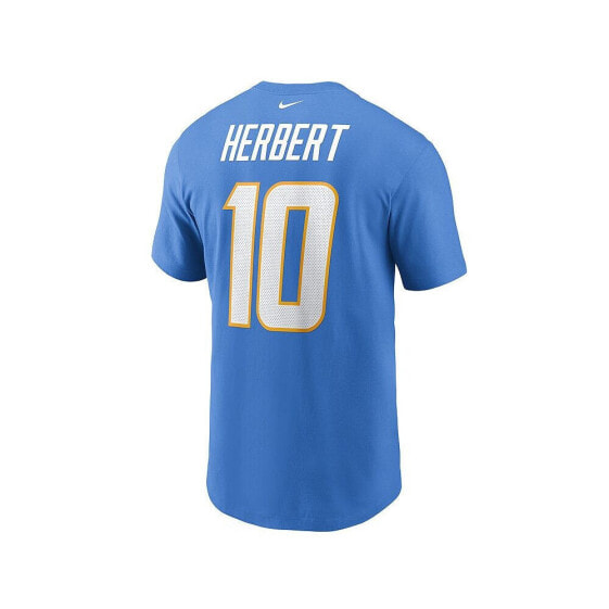 Los Angeles Chargers Men's Pride Name and Number Wordmark 3.0 Player T-shirt Justin Herbert