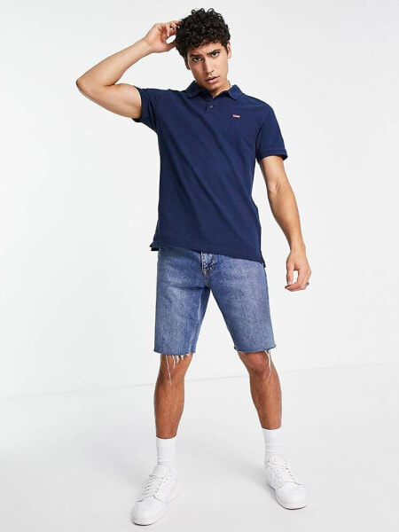 Levi's polo shirt in navy with small logo