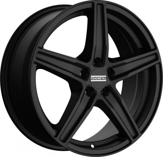 Fondmetal 8100 matt black 7x17 ET50 - LK5/112 ML57.1