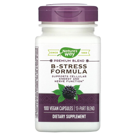 Premium Blend, B-Stress Formula, 100 Vegan Capsules