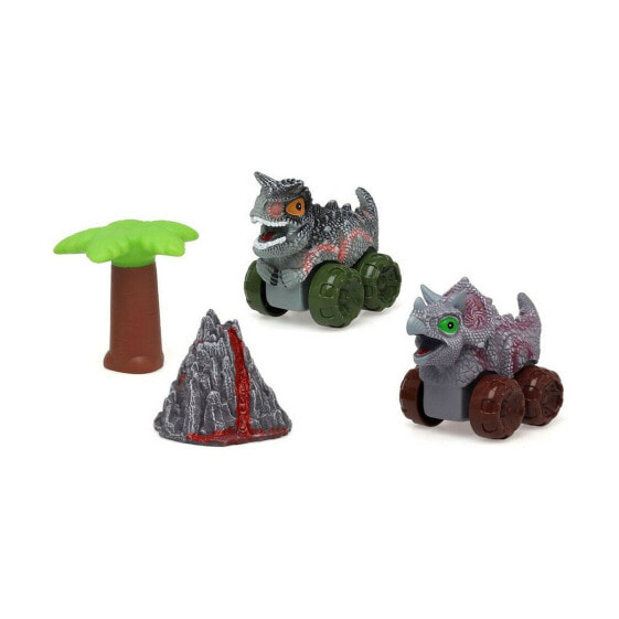 Игровой набор Shico Toy car Dinosaur Series Grey (Серия Динозавры Серый)