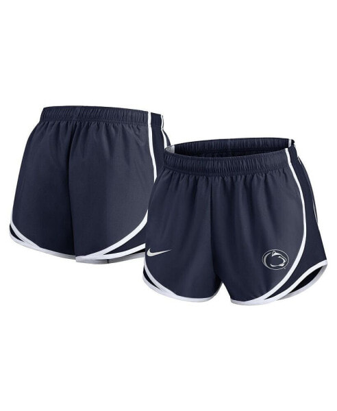 Women's Navy Penn State Nittany Lions Primetime Tempo Performance Shorts