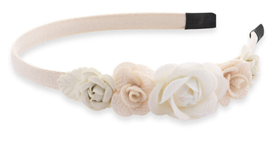Decent casual hair headband with flowers