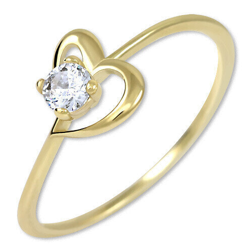 Engagement Ring with Hearts Crystal 226 001 01033