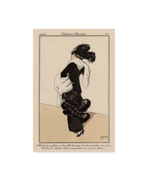 Unknown Vintage French Fashion I Canvas Art - 15" x 20"