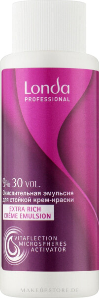 Oxidationscreme für Creme-Haarfarbe 9% - Londa Professional Londacolor Permanent Cream 60 ml