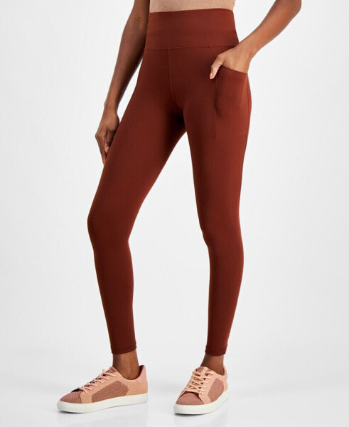 Women's Soft Side-Pocket Full-Length Leggings, Created for Macy's