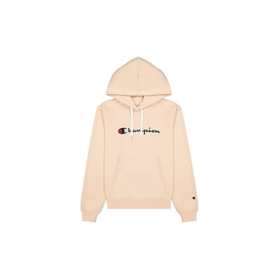 Champion Wmns Organic Cotton Blend Script Logo Hoodie