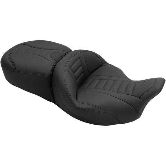 MUSTANG One Piece Deluxe Touring 2-Up Harley Davidson Dresser/Tourimg motorcycle seat