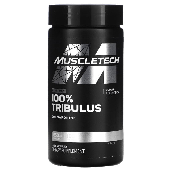 Капсулы для мужского здоровья MuscleTech Platinum 100% Tribulus, 650 мг, 100 шт.