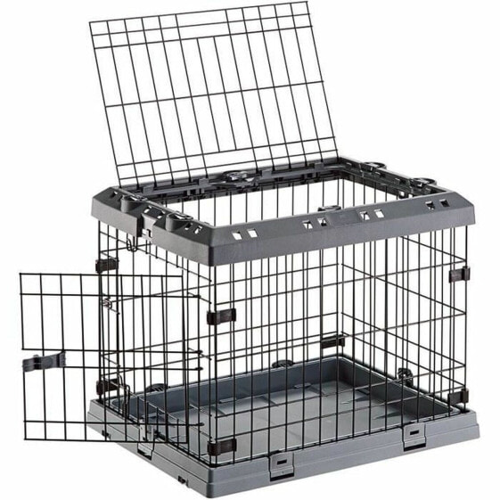 Клетка для перевозки домашних животных Ferplast Superior 60 Чёрный Серый Пластик 50 x 47 x 62 cm