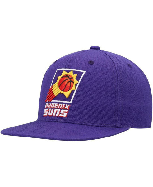 Men's Purple Phoenix Suns Hardwood Classics MVP Team Ground 2.0 Fitted Hat