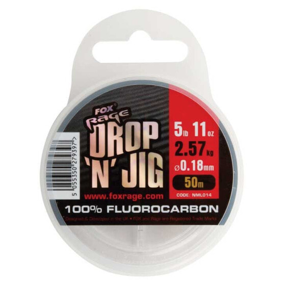 FOX RAGE Drop N Jig fluorocarbon 50 m