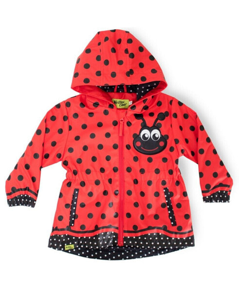Toddler Girls Lucy Ladybug Rain Coat