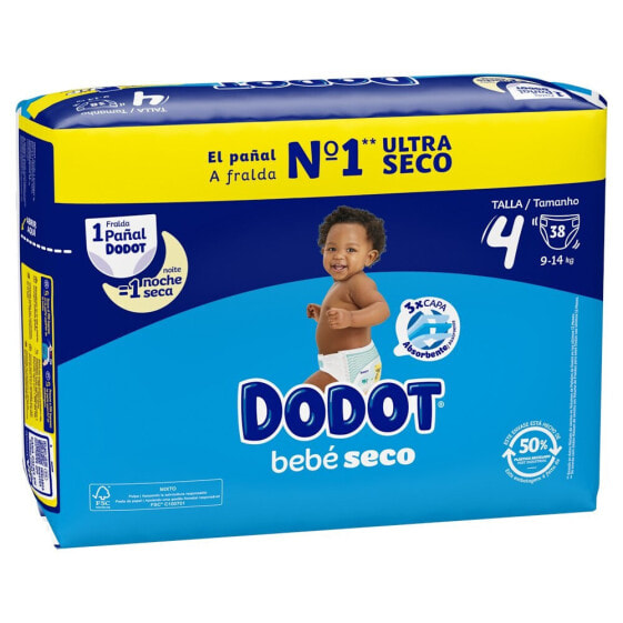 Подгузники для детей Dodot Baby Dry Size 4 38 штук