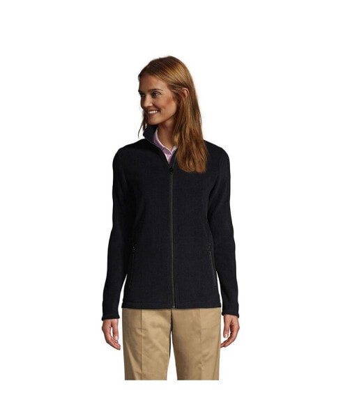 Women's School Uniform Full-Zip Mid-Weight Fleece Jacket