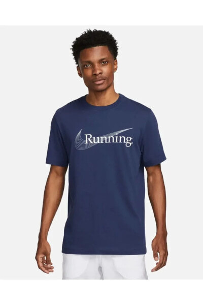 Dri-FIT Tee Running Lacivert Erkek T-shirt FJ2362-410