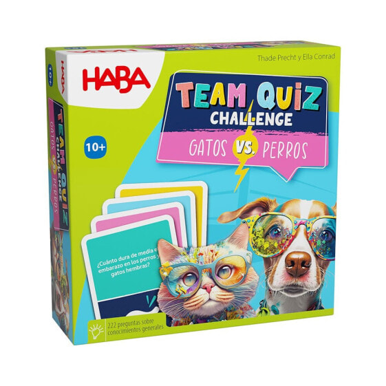 Настольная игра для компании Haba Team quiz challenge - кошки против собак