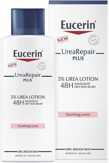 Лосьон для тела с мочевиной EUCERIN Urea Repair Plus 5% Body ( увлажняющий, успокаивающий)