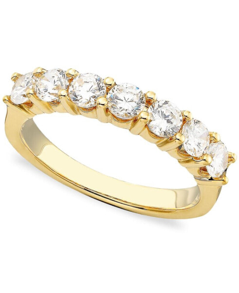 Кольцо Macy's Seven Diamond Band in 14k Gold or White Gold