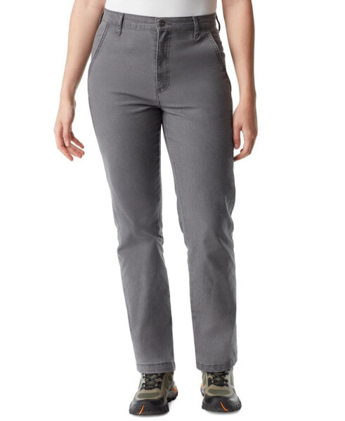 Women's High-Rise Slim-Fit Ankle Pants